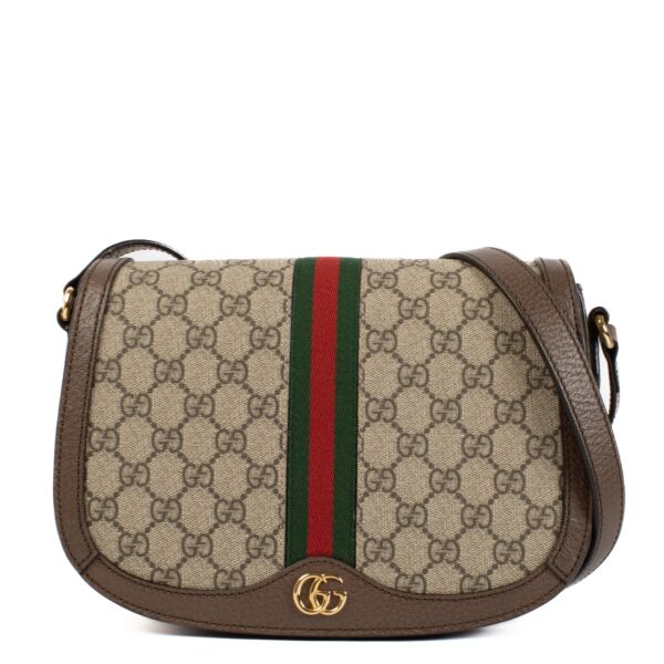 shop 100% authentic second hand Gucci GG Orphidia Saddle Bag on Labellov.com