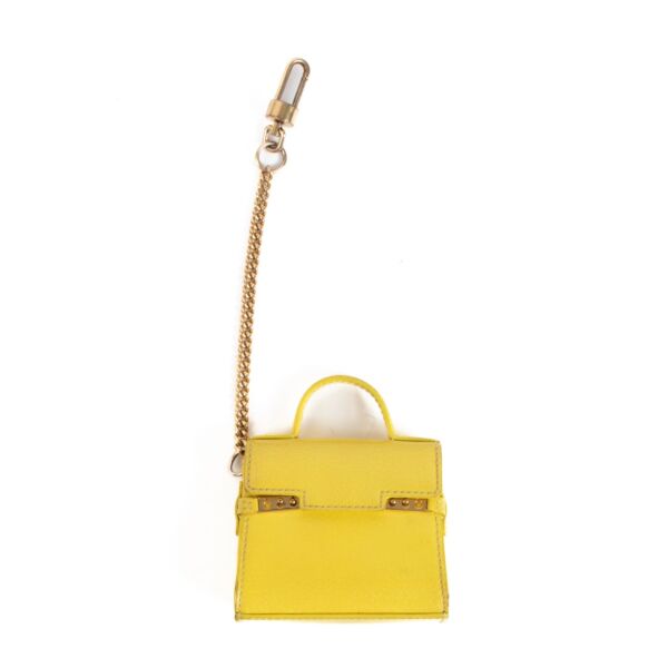DELVAUX Presse card holder for tempete mm bag charm madame