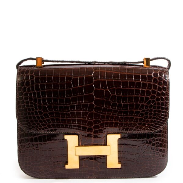 Hermès Bolide Cognac Ostrich Bag ○ Labellov ○ Buy and Sell