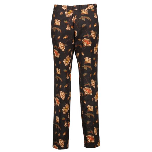 Dries Van Noten Floral Tailored Trousers