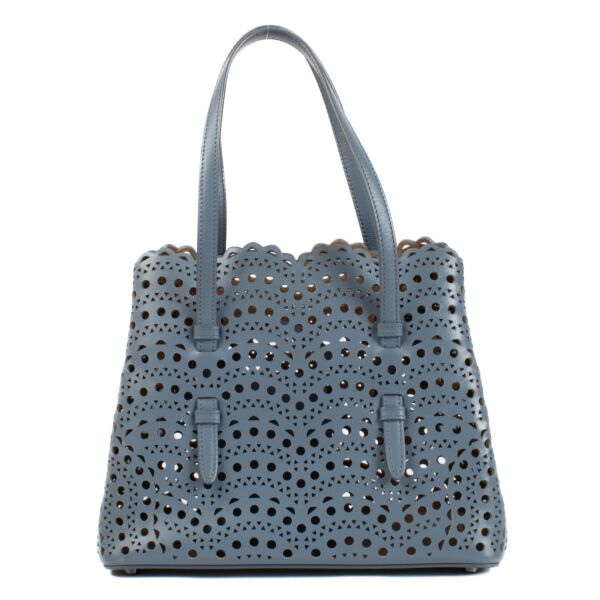 shop 100% authentic second hand Alaïa Blue Mina 16 Bag on Labellov.com