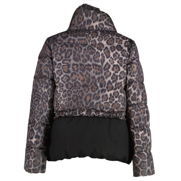 Moncler Leopard Argentee Jacket - size 3