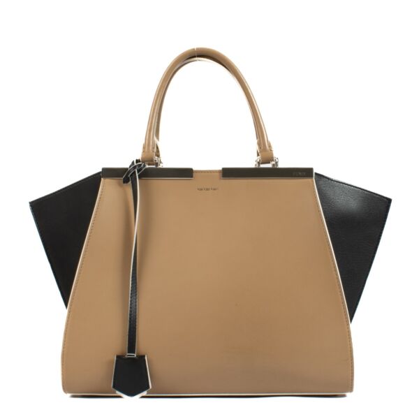 shop 100% authentic second hand Fendi Beige/Black 3jours Bag on Labellov.com