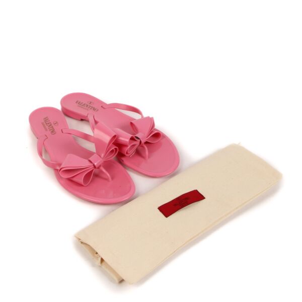 Valentino Garavani Pink Jelly Sandals - Size 41