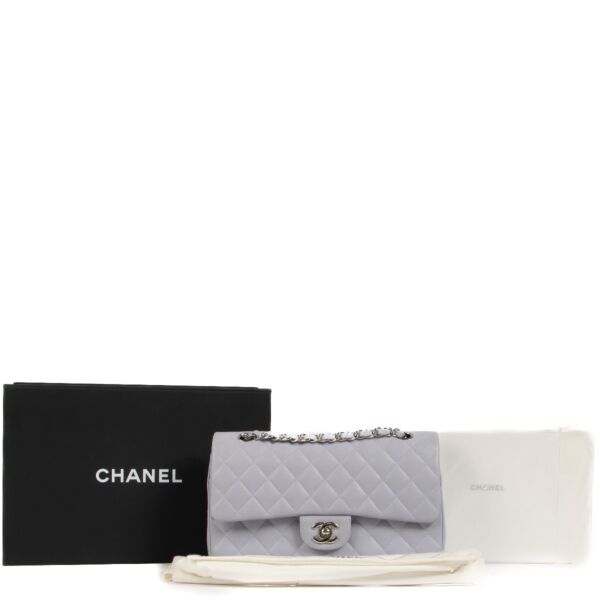 Chanel Lilac Caviar Medium Classic Flap 11.12 Bag