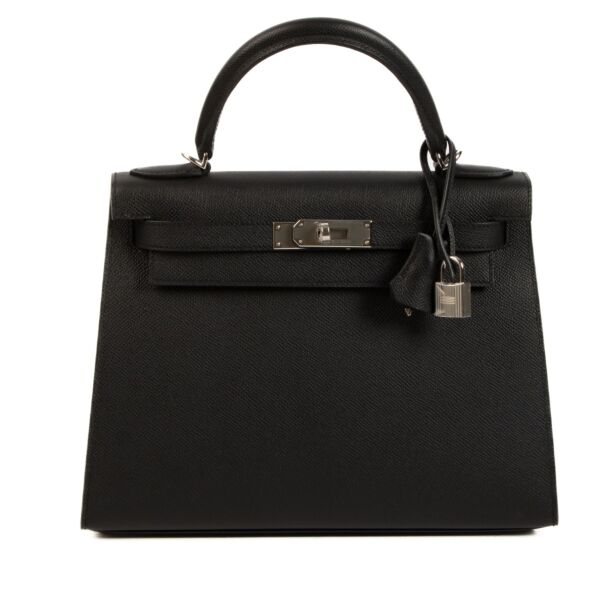 Brand new Hermes Mini Kelly Pochette Black Swift ○ Labellov