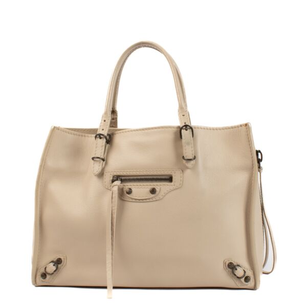 shop 100% authentic second hand Balenciaga Beige A6 Top Handle Bag on Labellov.com