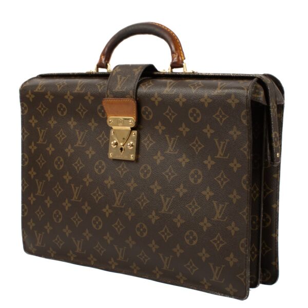 Louis Vuitton Monogram Serviette Fermoir Briefcase