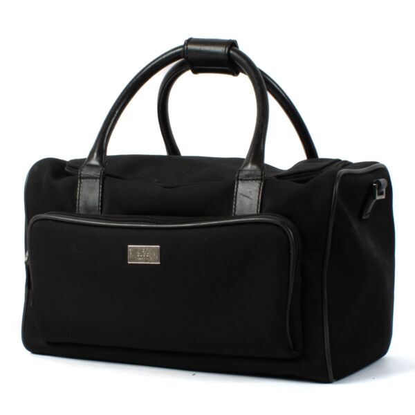 Gucci Black Nylon Beauty Case Bag