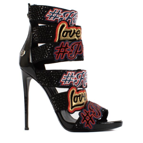 shop 100% authentic second hand Philipp Plein Black Heels - Size 38 on Labellov.com