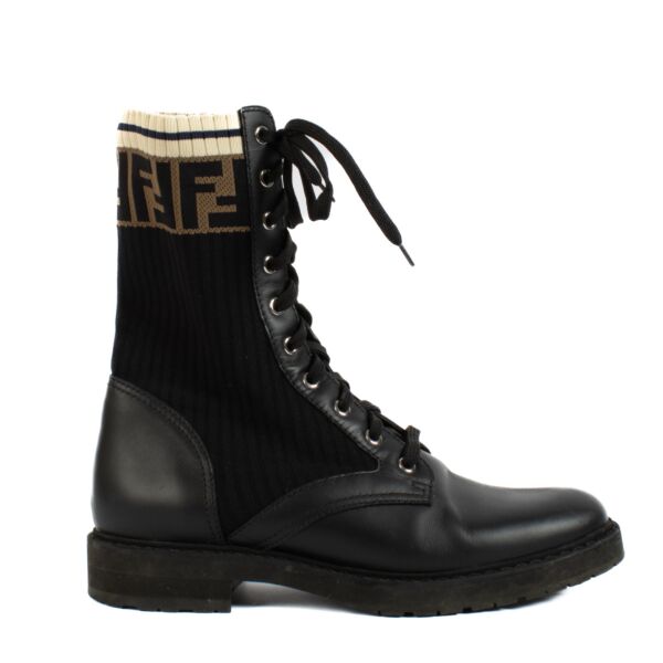 Fendi Black Rockoko Boots - Size 40