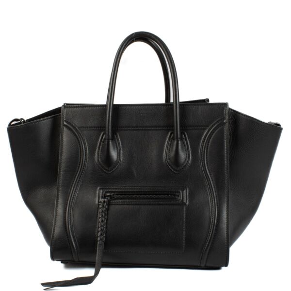 Shop 100% authentic second-hand Celine Black Medium Luggage Phantom Bag