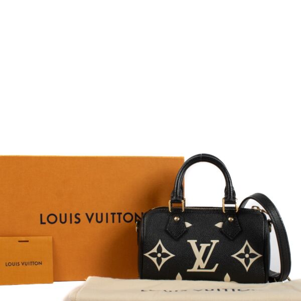 Louis Vuitton Monogram Empreinte Nano Speedy Bag