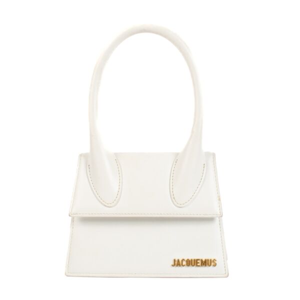 Jacquemus White Chiquito Top Handle Bag