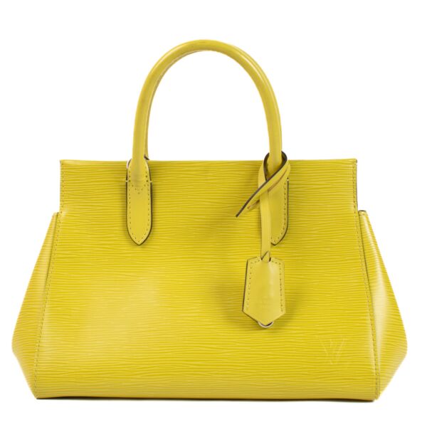 Louis Vuitton Yellow Epi Marly BB