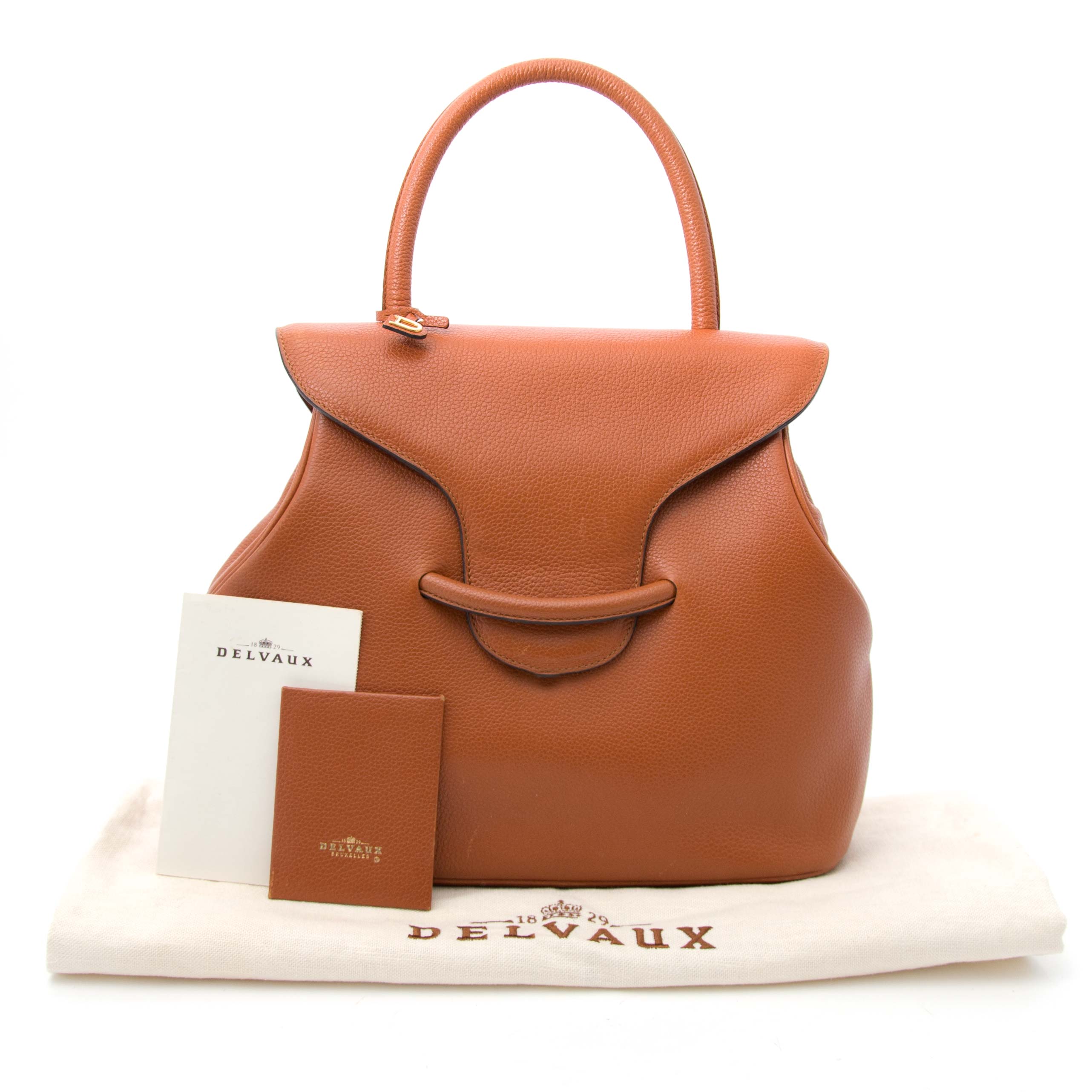 Delvaux Caramel Baltimore Labellov Buy and Sell Authentic Luxury