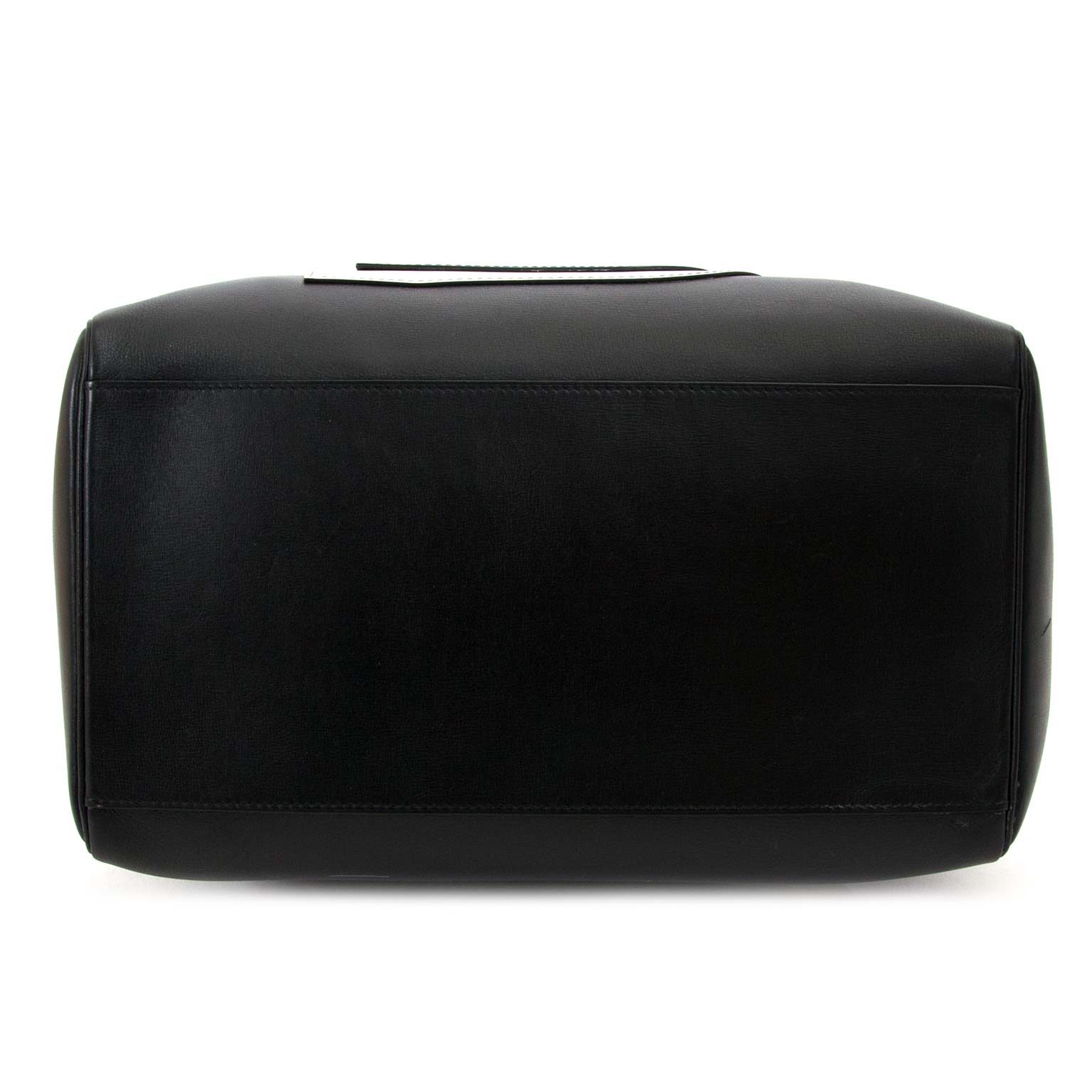 DELVAUX Louise clutch bag in black and white grained …