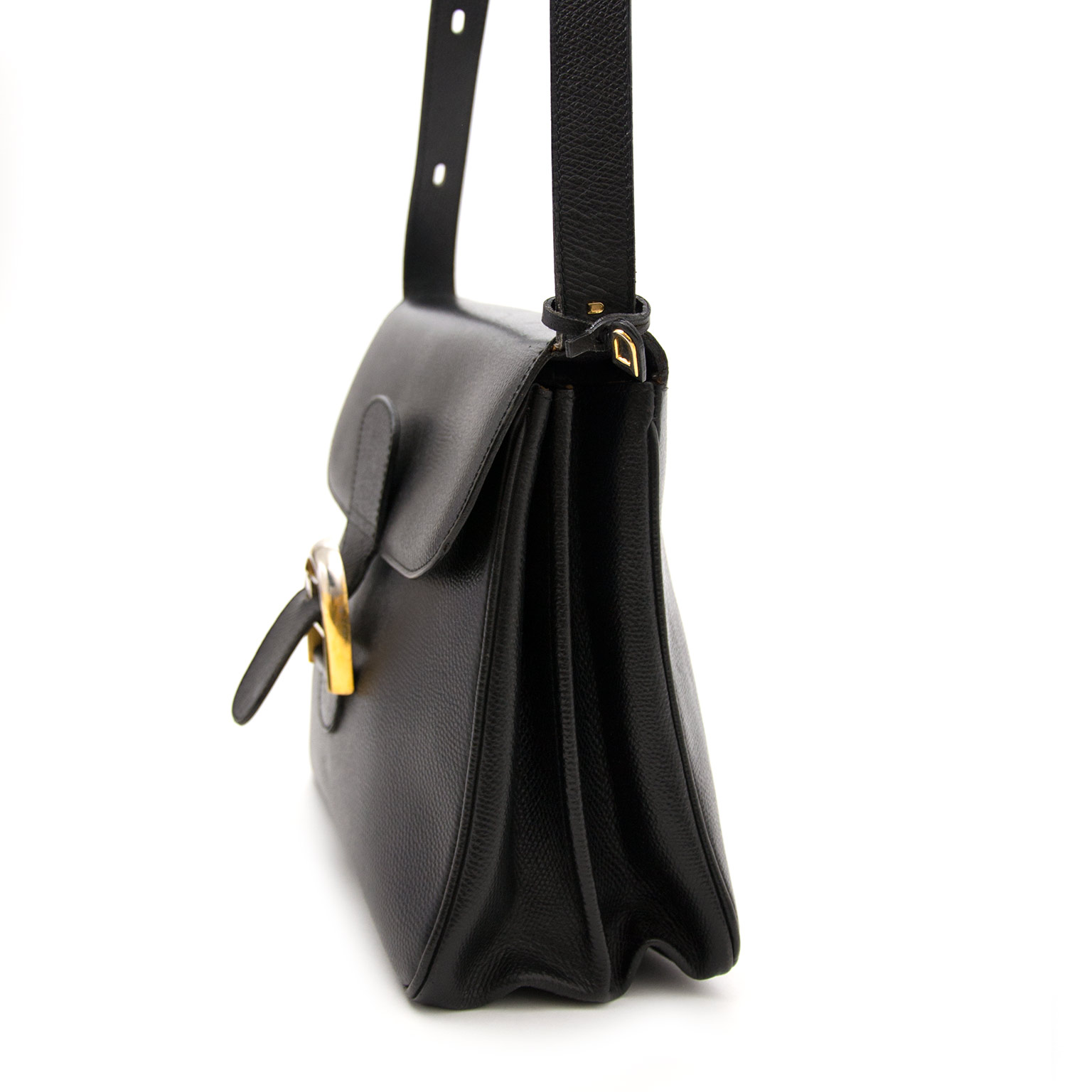 Brillant leather handbag Delvaux Black in Leather - 21932154