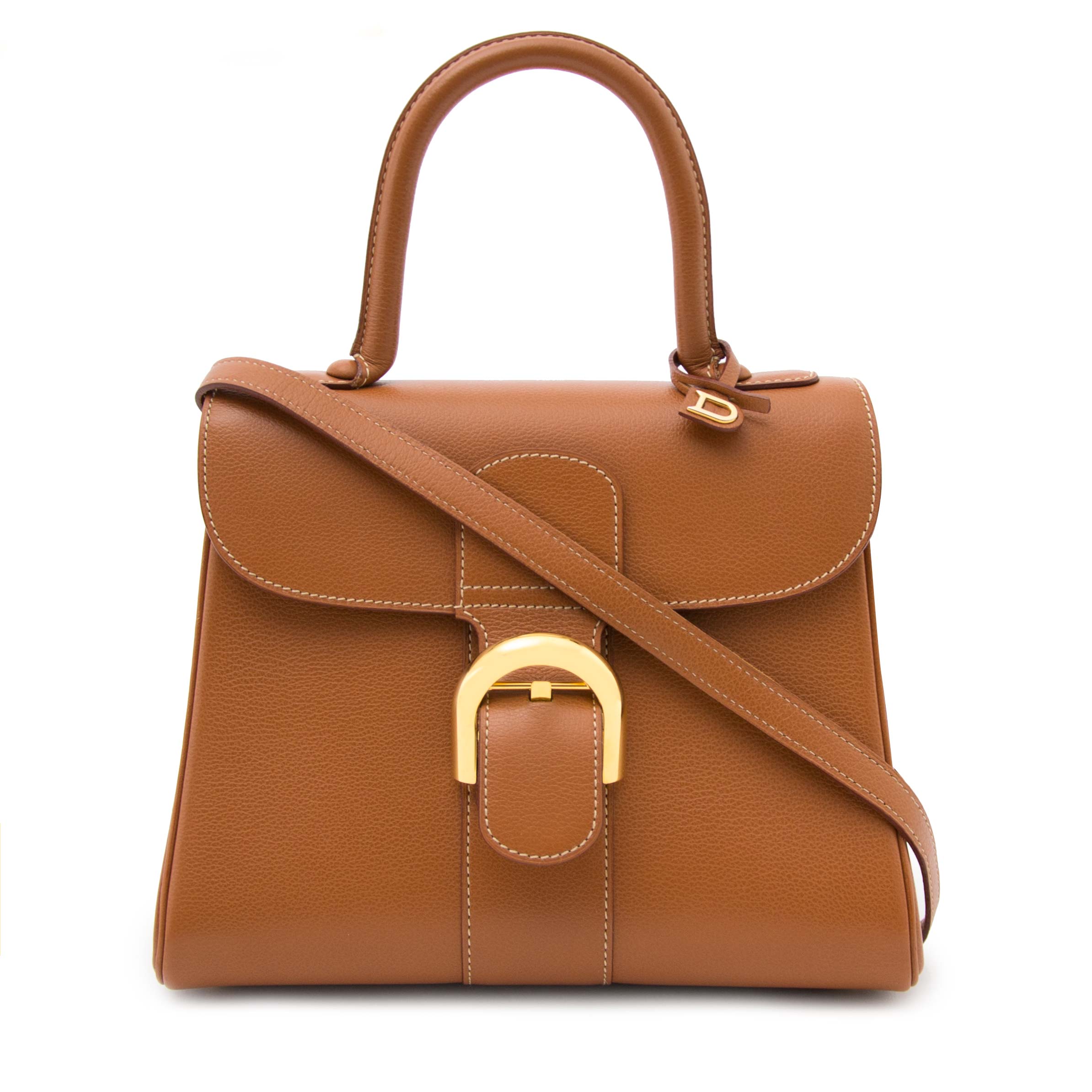 Sold at Auction: A Delvaux Brillant GM, Jumping Café leather handbag