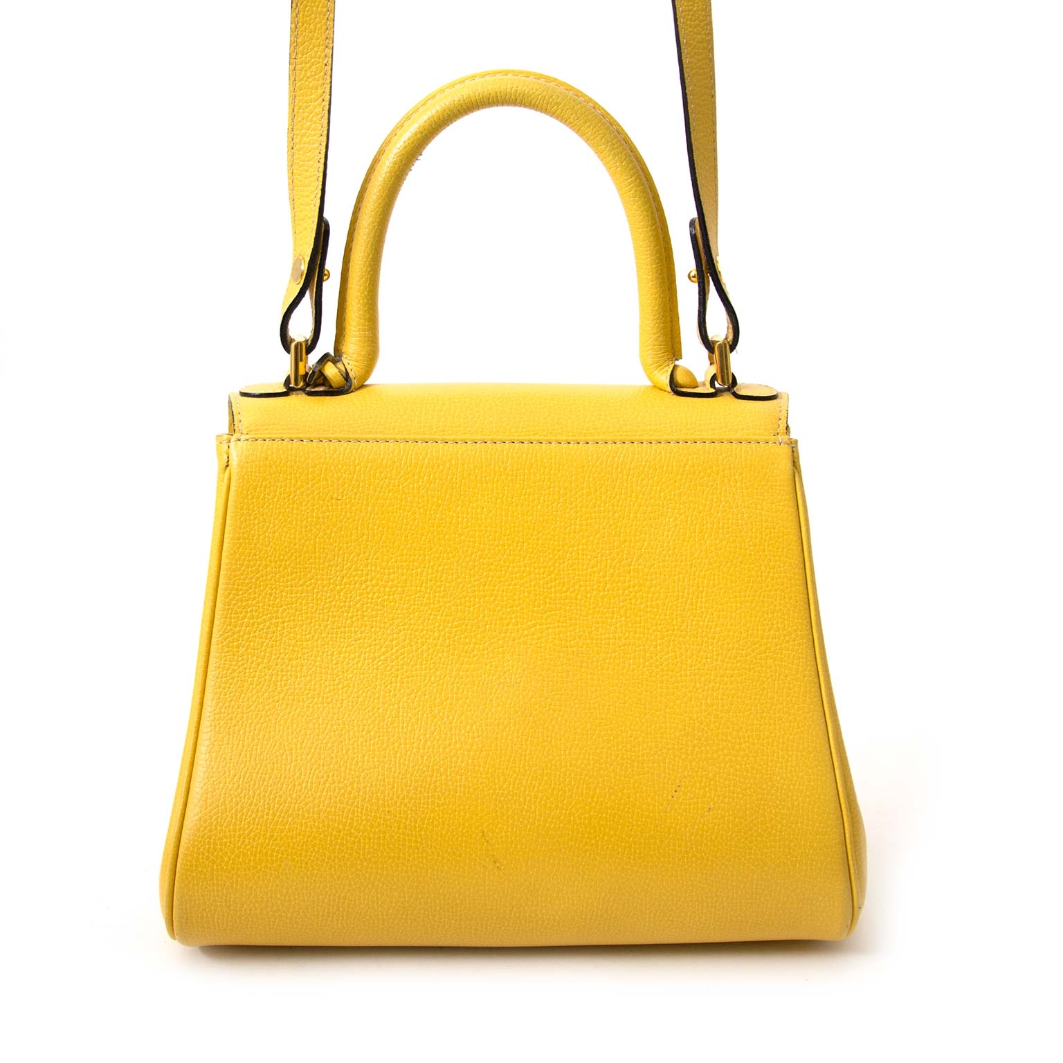 Delvaux Brillant Saffron Yellow PM at 1stDibs