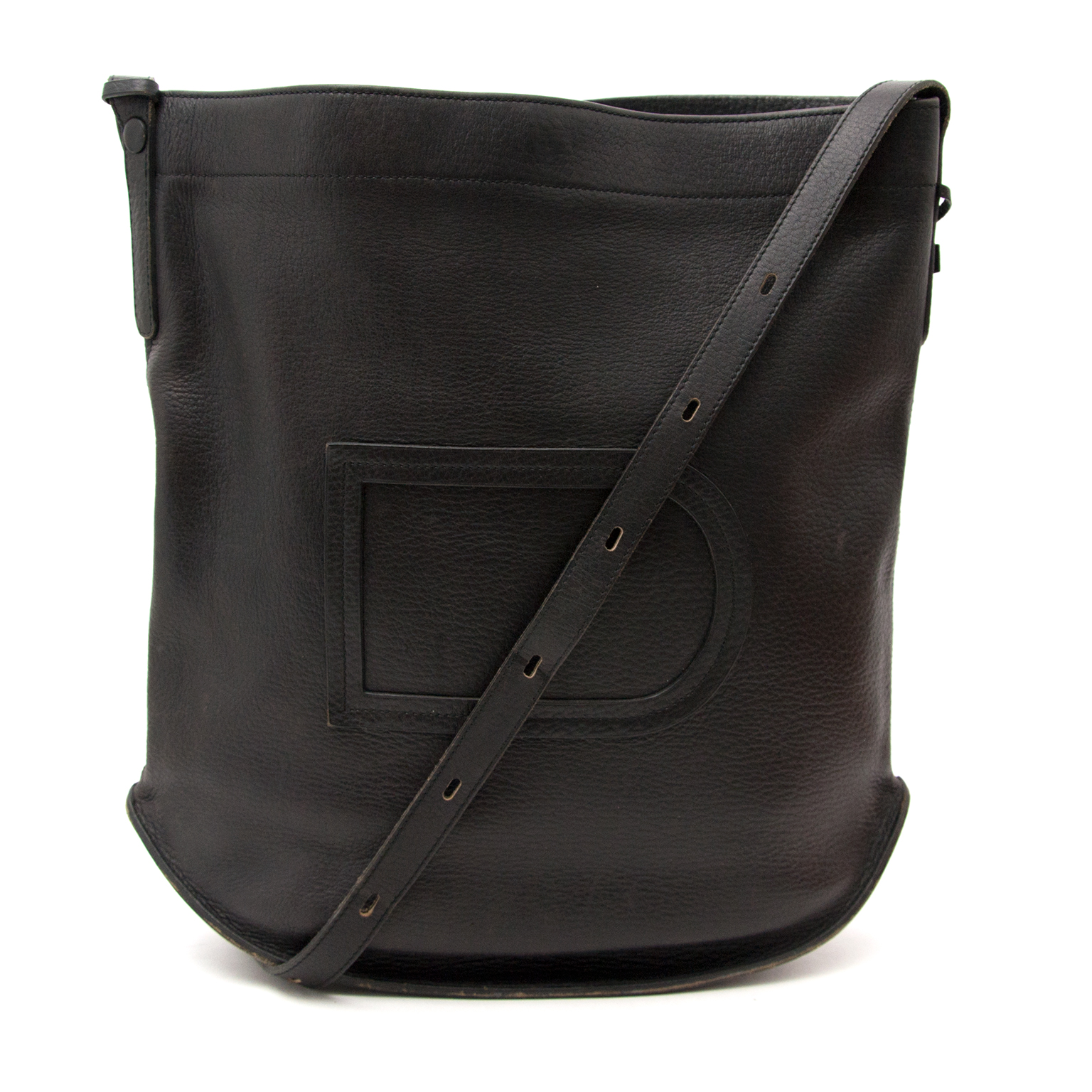 Shop DELVAUX DELVAUX Pin 2022 SS Calfskin Plain Leather Handbags