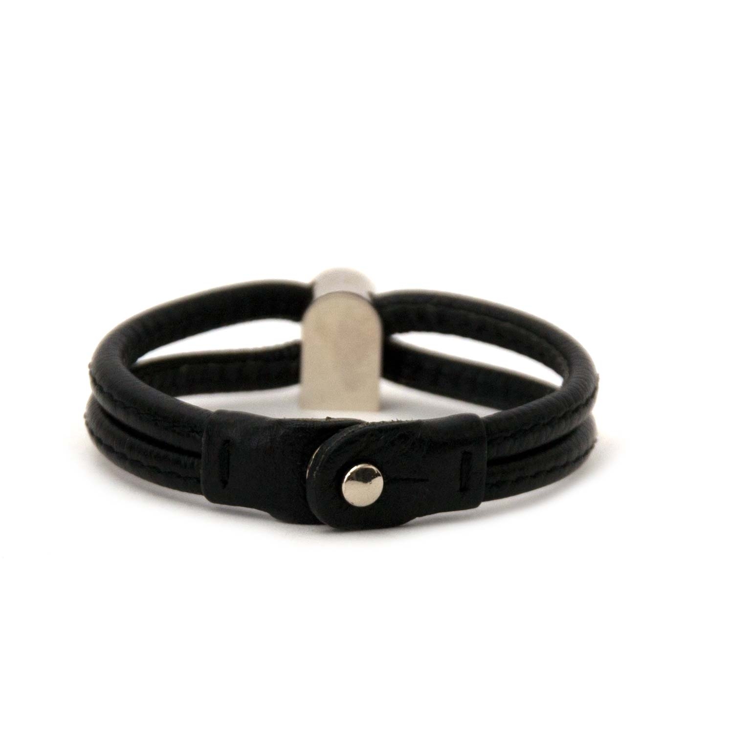 Louis Vuitton Damier Black Cuff Bracelet ○ Labellov ○ Buy and