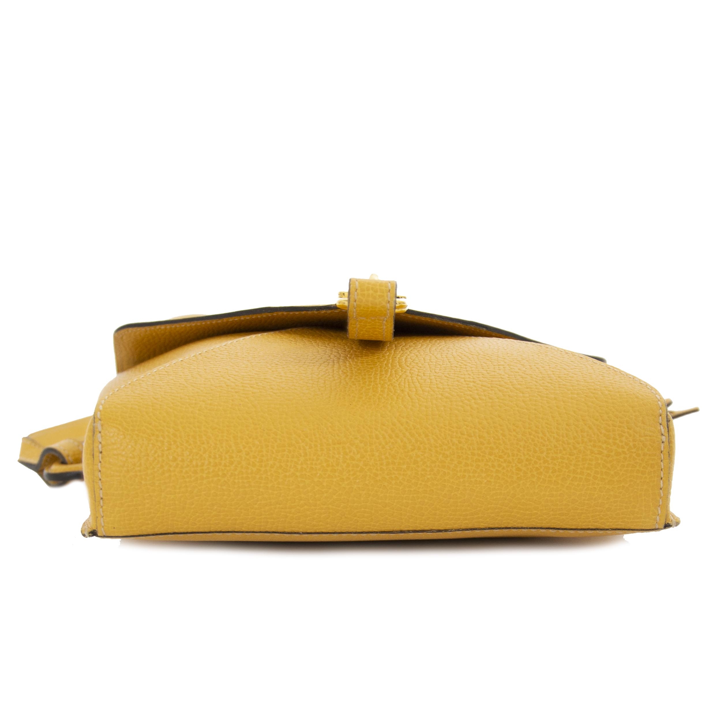 Delvaux Tempète Yellow Micro Crossbody Bag ○ Labellov ○ Buy and