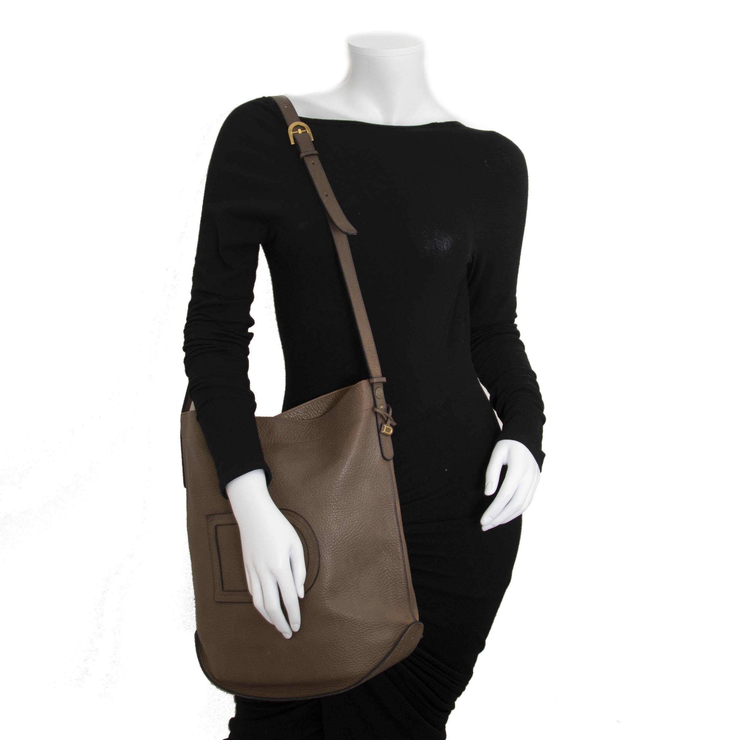 Delvaux Pin Cabas Toile Lin Allure Shoulder Bag ○ Labellov ○ Buy