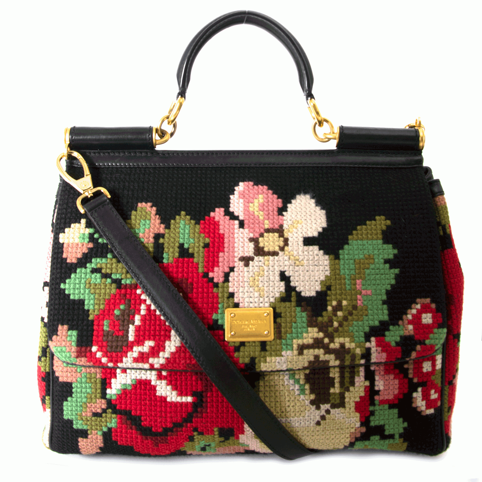 Dolce & Gabbana Black Flower Miss Sicily ○ Labellov ○ Buy and Sell  Authentic Luxury
