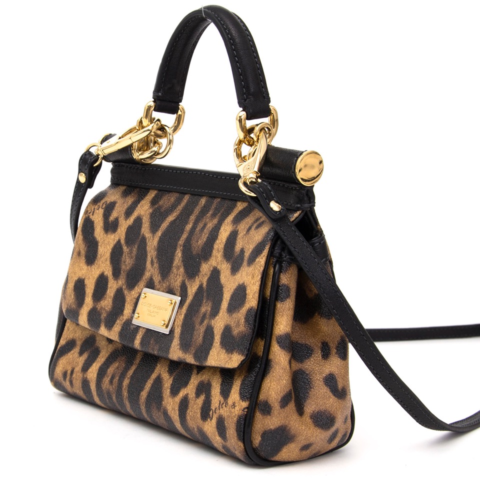 Dolce & Gabbana Miss Sicily Bag in Leopard print ○ Labellov ○ Buy and Sell  Authentic Luxury