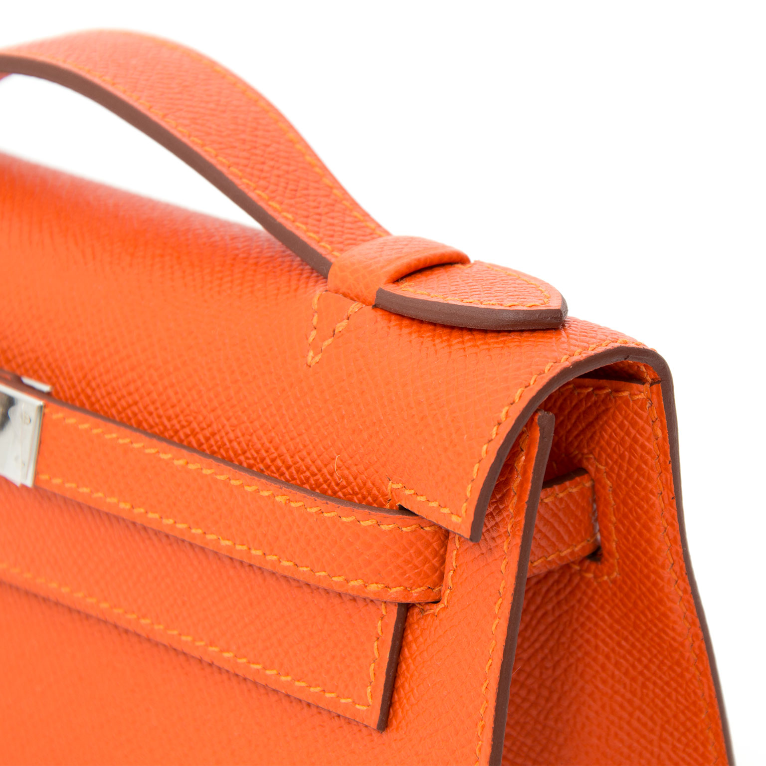 Hermes Mini Kelly 22 Pochette Bag - Malachite EPSOM Calfskin_2