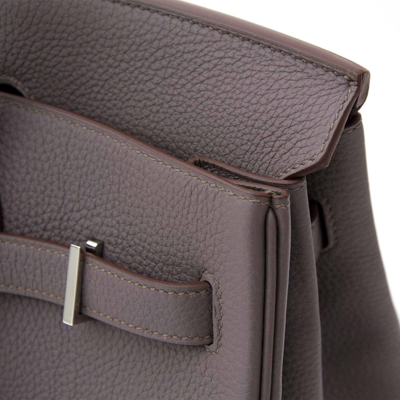 Authentic Hermes Grey Etain Togo Leather Birkin 35 Handbag – Paris Station  Shop
