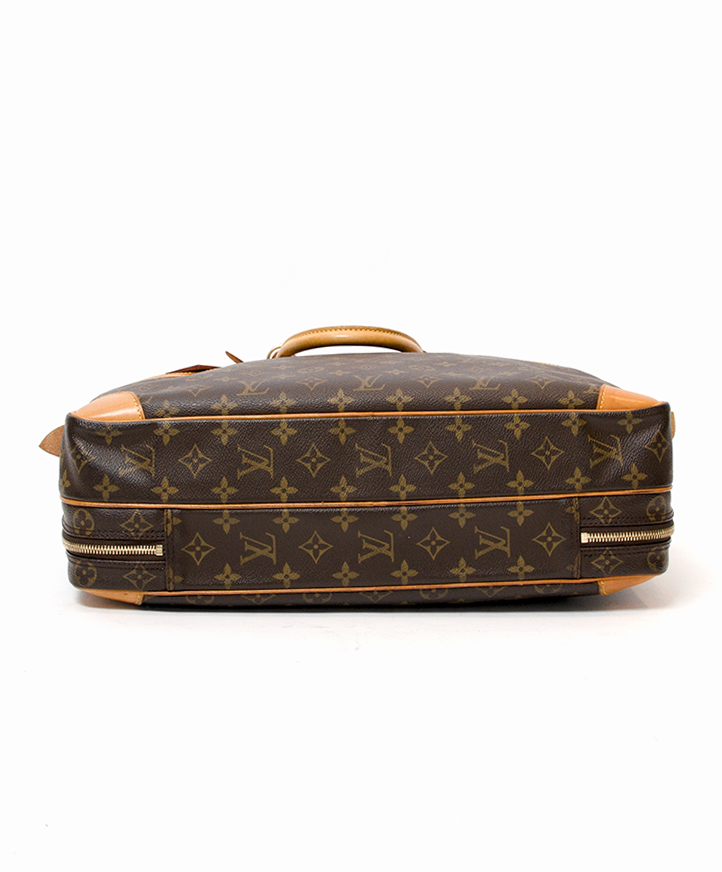 Bag, document holder, Backpack, Travel bag, laptop case, Louis Vuitton  Brown Leather Cloth ref.98691 - Joli Closet