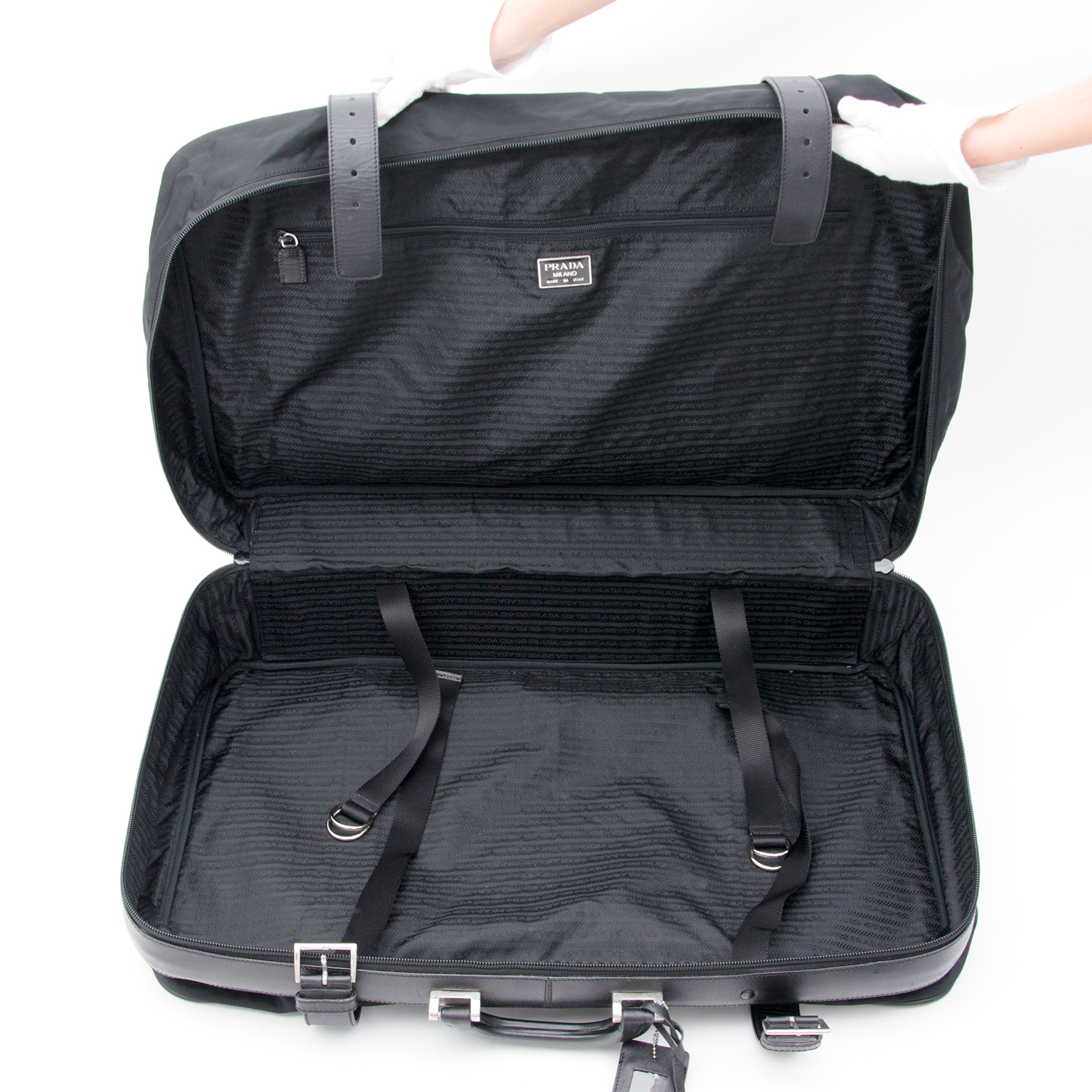 Prada Nylon Multi-Level Suitcase – No 8 Galway