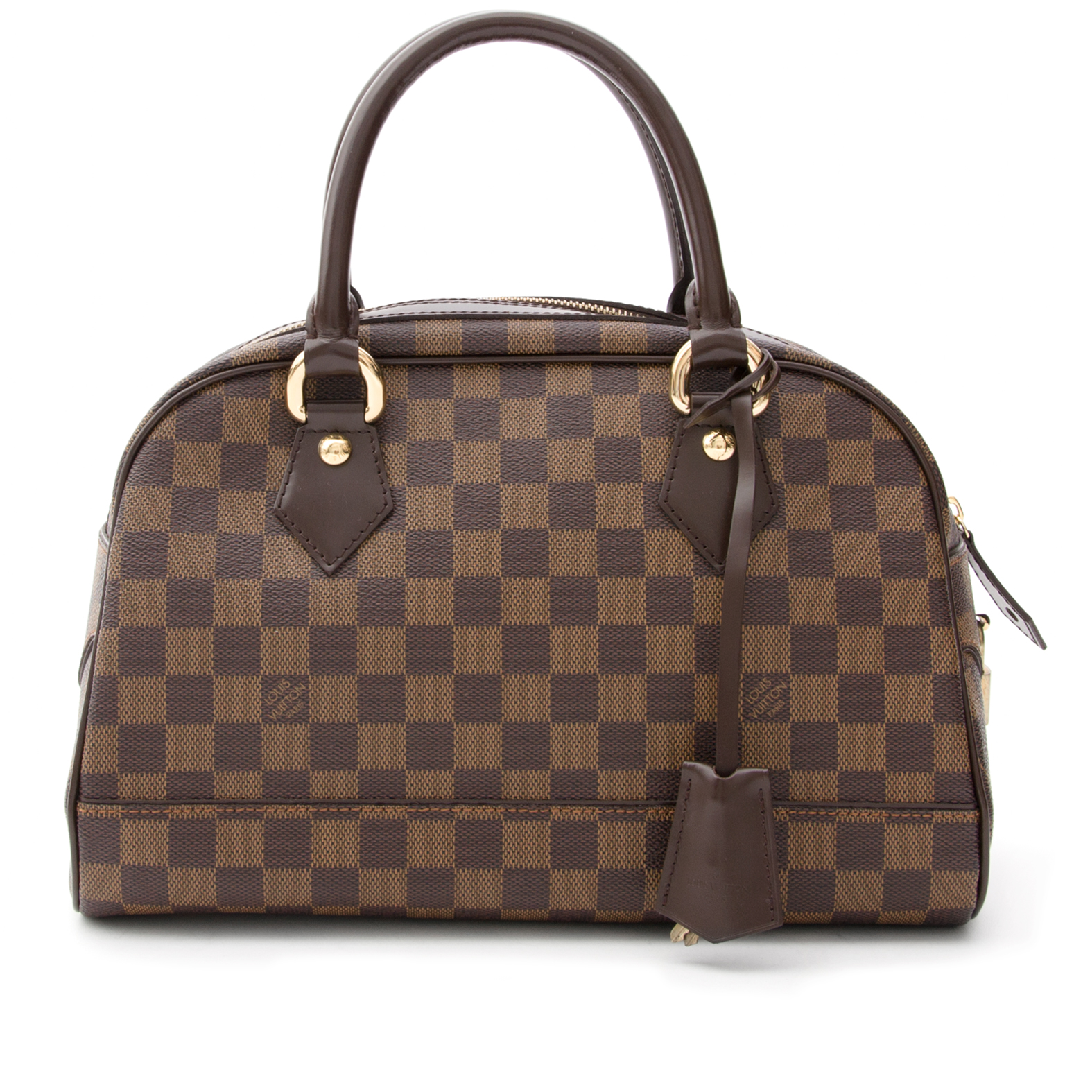 Duomo cloth handbag Louis Vuitton Brown in Cloth - 30511925