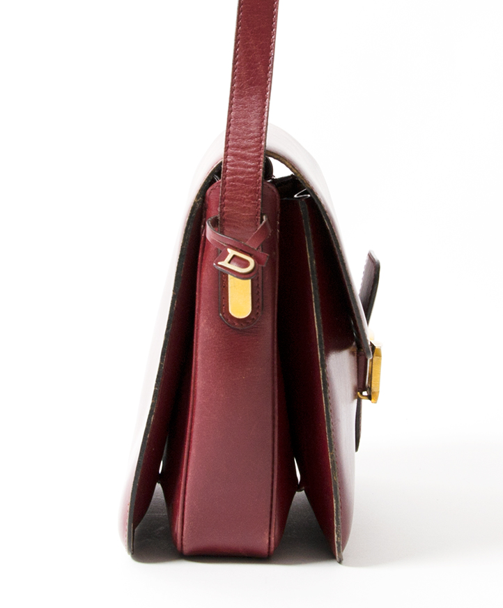 Delvaux Burgundy 'Madame' Bag ○ Labellov ○ Buy and Sell Authentic Luxury