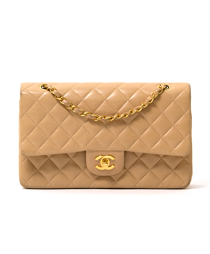 Chanel Beige Quilted Lambskin Coco Top Handle ○ Labellov ○ Buy and Sell  Authentic Luxury