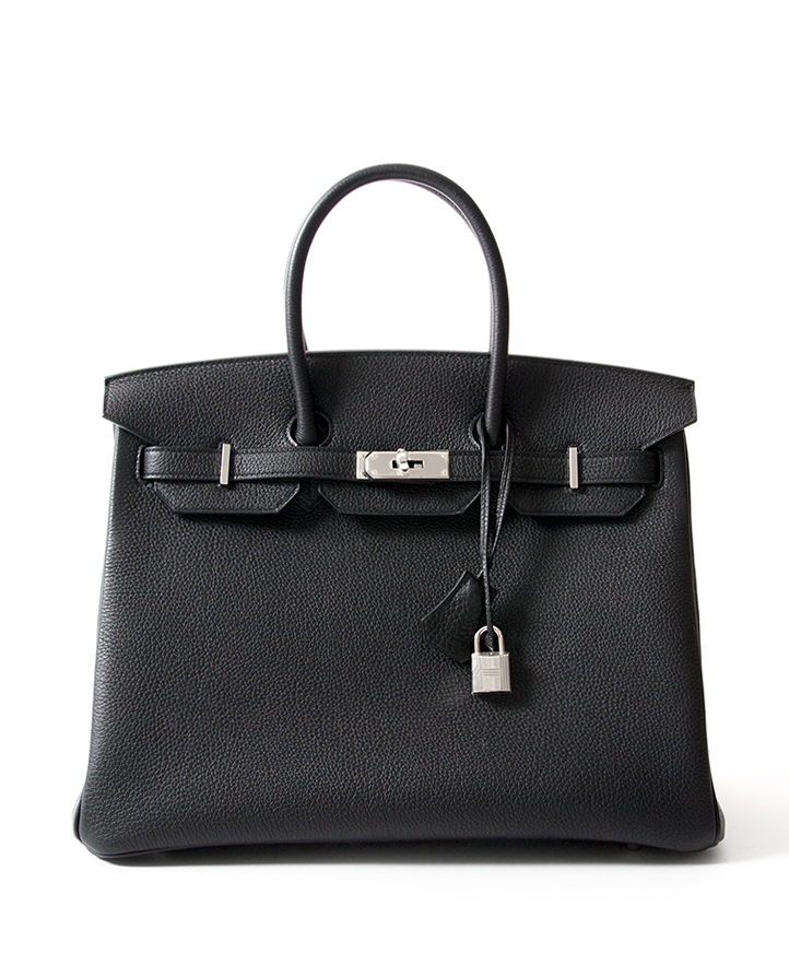 Hermes Black Birkin 35 Togo PHW ○ Labellov ○ Buy and Sell