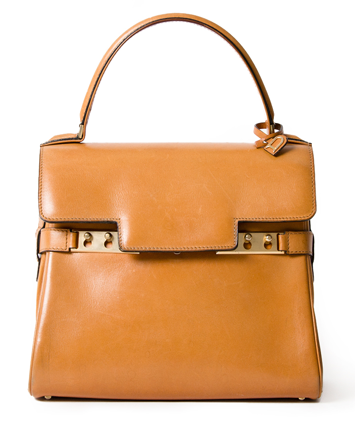 Delvaux Cognac Tempête PM at 1stDibs