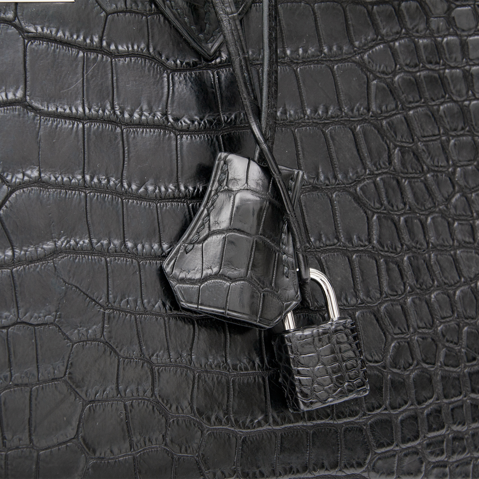 Birkin 35 crocodile handbag Hermès Black in Crocodile - 34891984