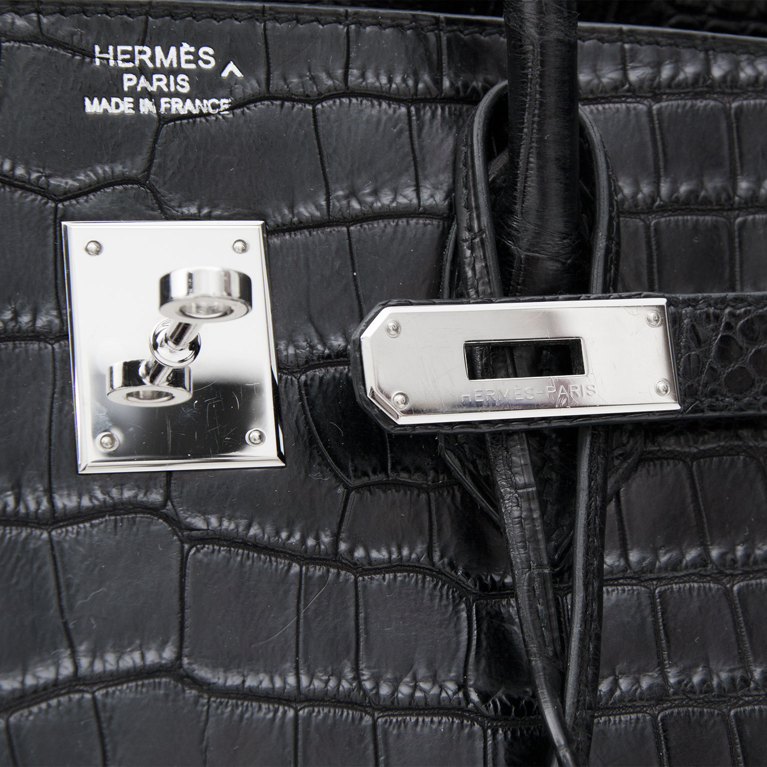 Hermès 35cm Matte Fauve Porosus Crocodile Birkin Bag with