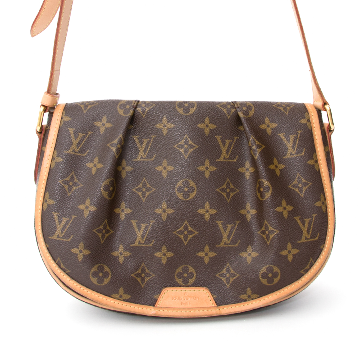 Louis Vuitton Monogram Menilmontant PM Shoulder Bag M40474 LV Auth am1335g