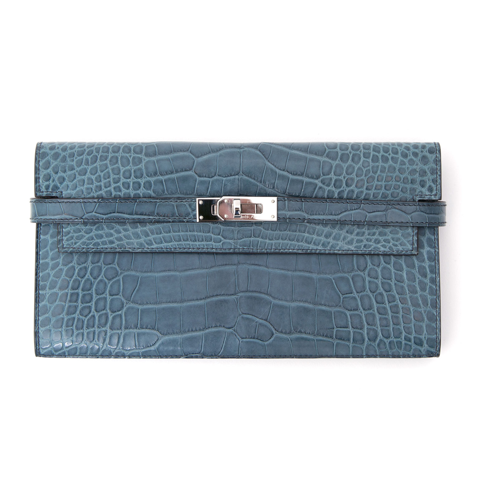 Hermes kelly wallet crocodile hot sale