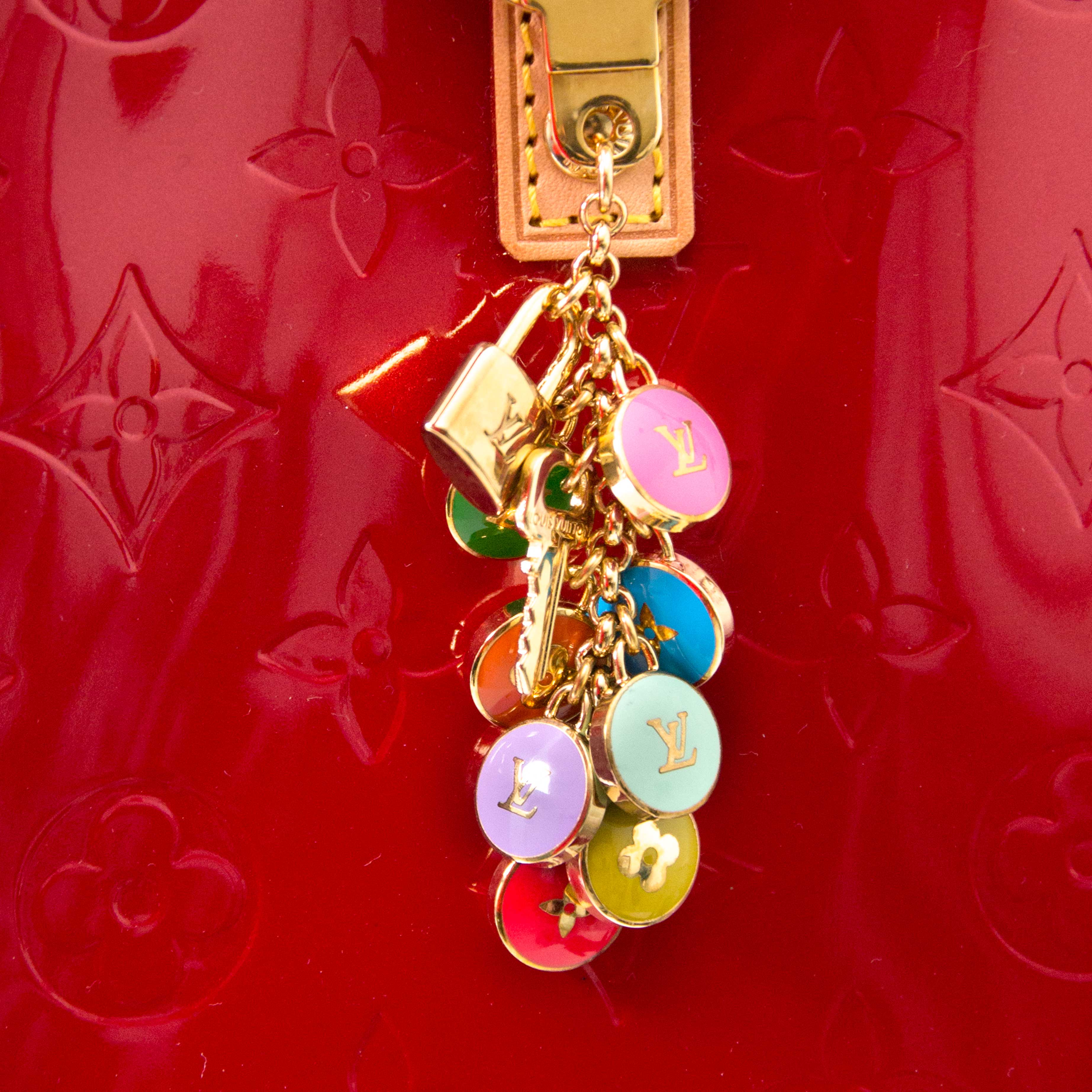 Louis Vuitton Pastilles Key Chain Bag Charm Multicolor 520513
