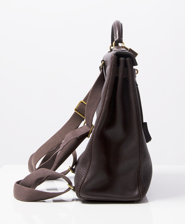 VINTAGE HERMÈS KELLY ADO BACKPACK in saddle brown leather – THE MODAOLOGY
