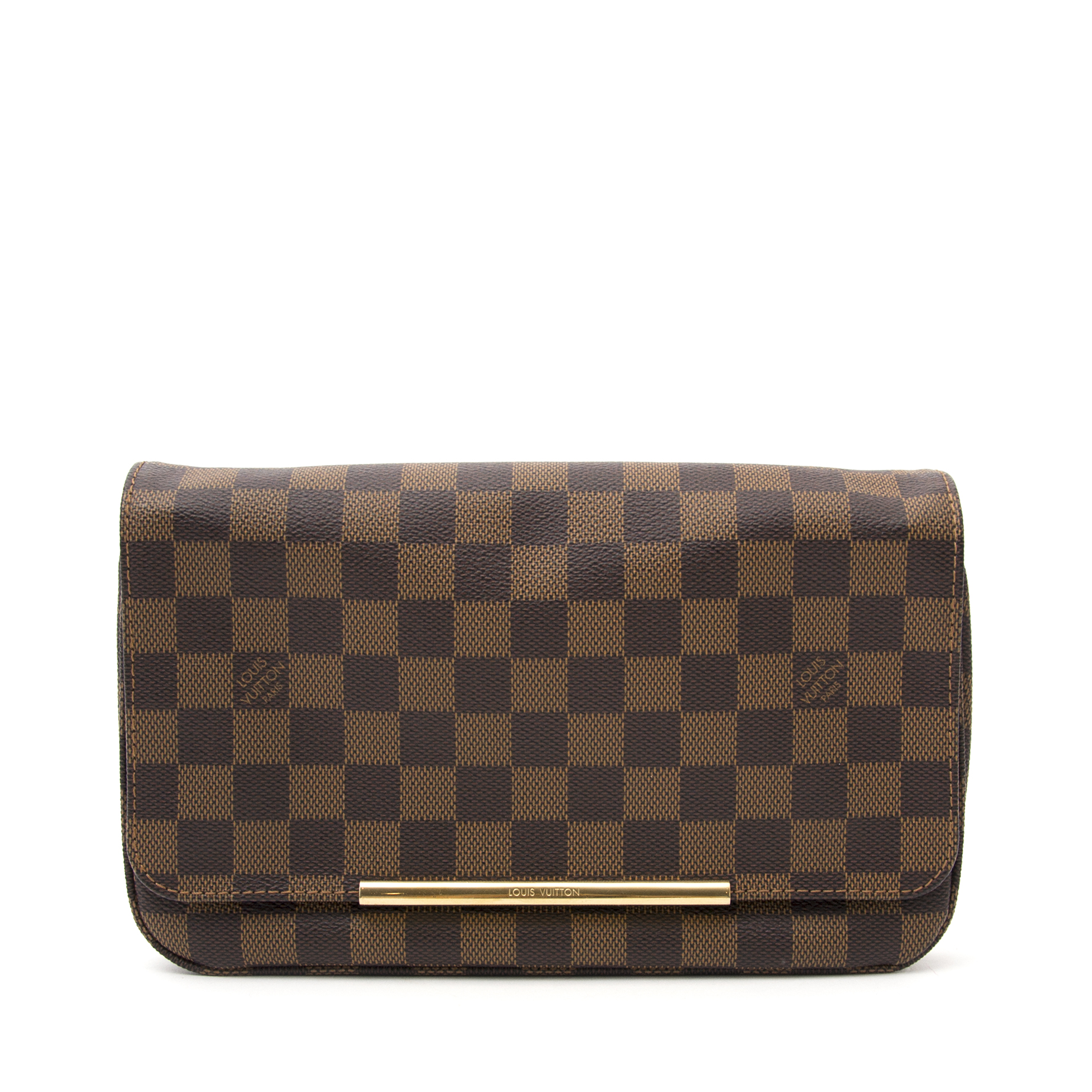 Brown Louis Vuitton Damier Ebene Hoxton PM Crossbody Bag