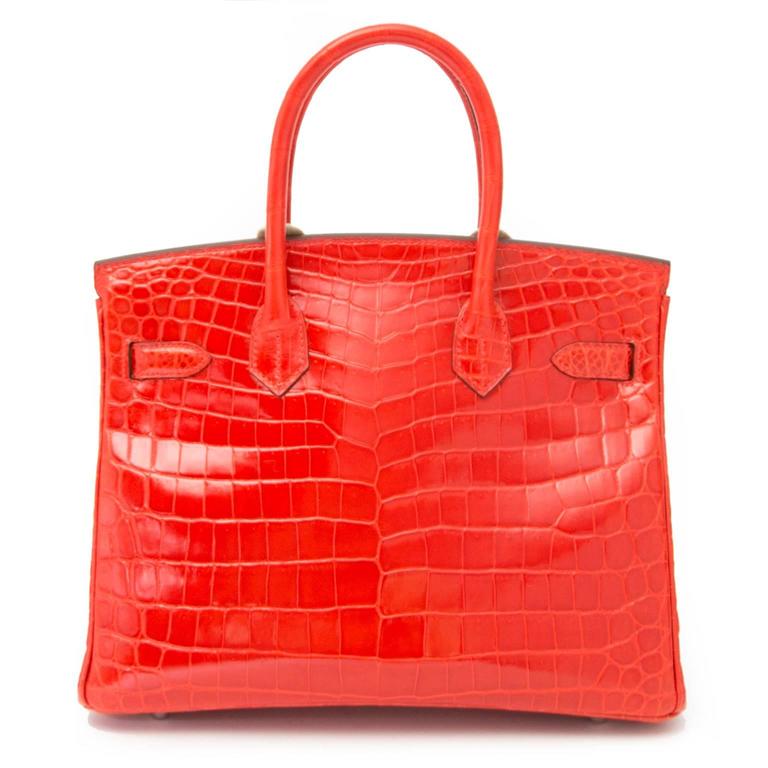 Hermès Constance Elan Geranium Niloticus Crocodile Bag – ZAK BAGS