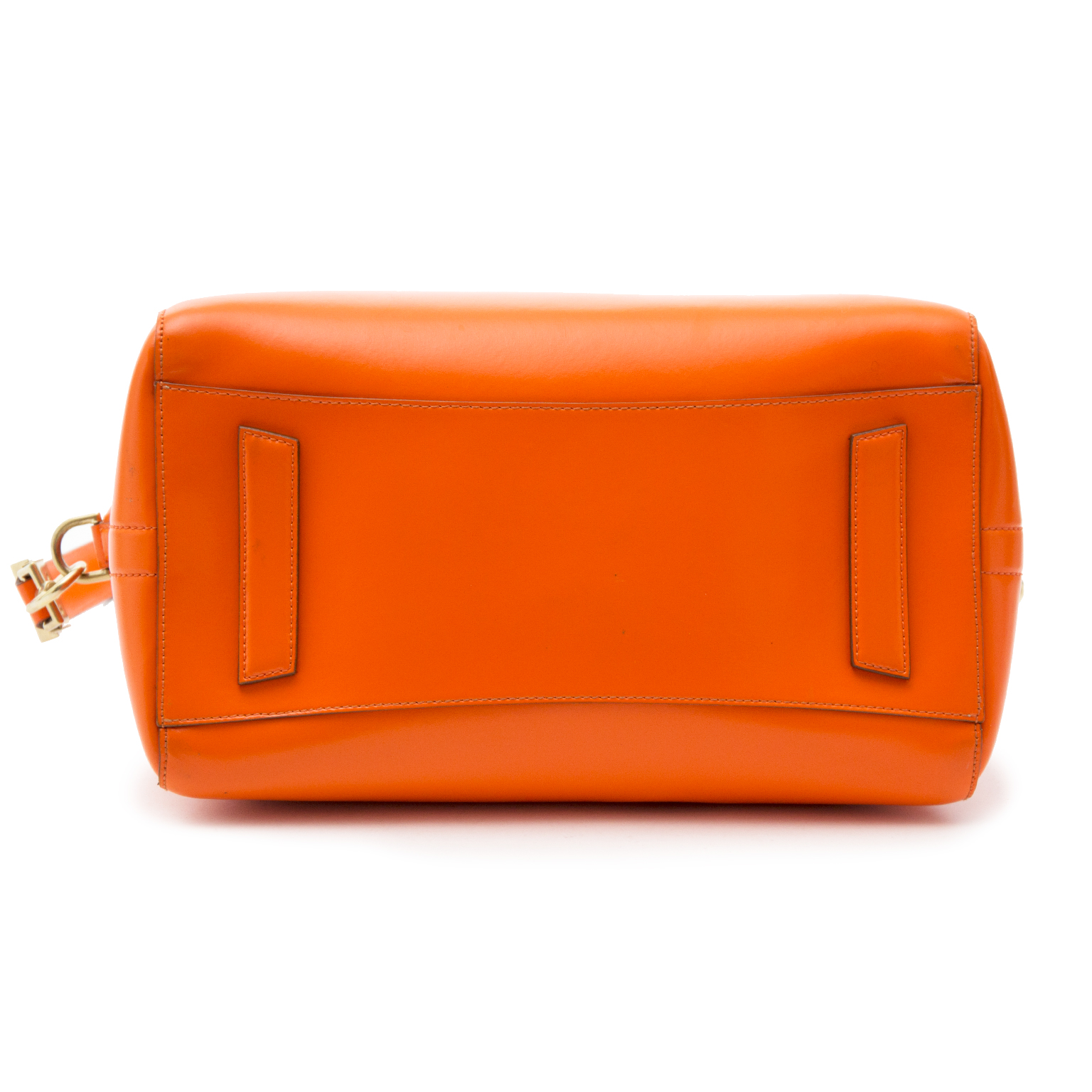 Givenchy Orange Medium Antigona Envelope Clutch Bag Leather Pony