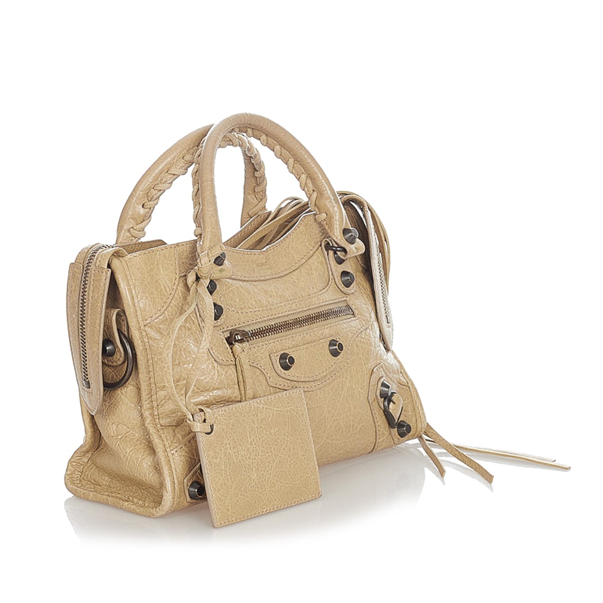 Balenciaga Taupe Mini City Crossbody Bag ○ Labellov ○ Buy and Sell  Authentic Luxury