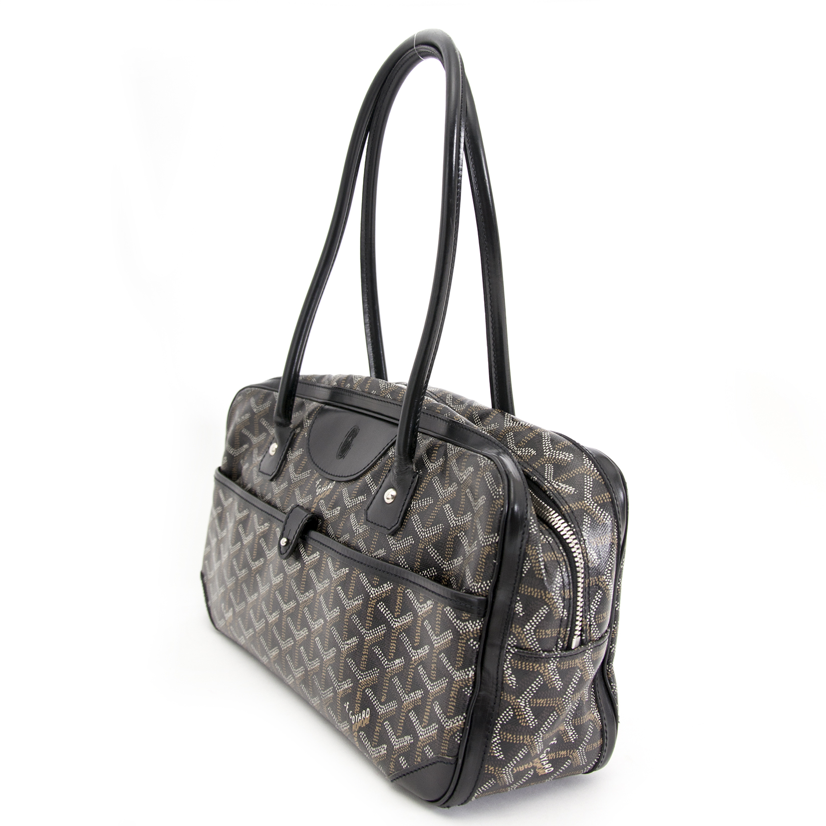 GOYARD Goyardine Saint Martin Black 69084